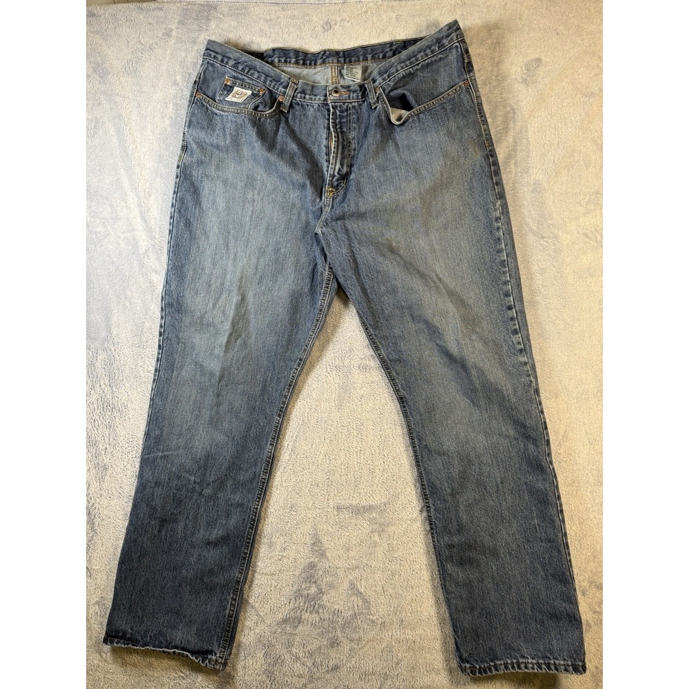 Cinch Green Label Jeans Mens 42x34 Blue Cowboy Cut Western Straight True 41x33